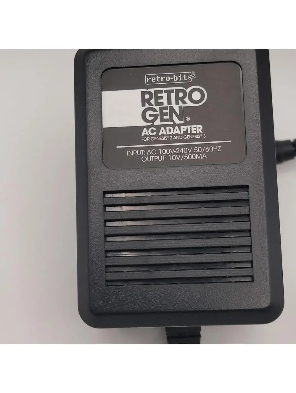 Power Supply AC Adapter Cord/Plug (Sega Genesis Model 2/3) - New In Box